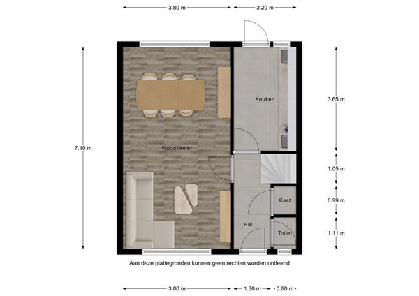 Floorplan - Europastraat 20, 4511 GS Breskens